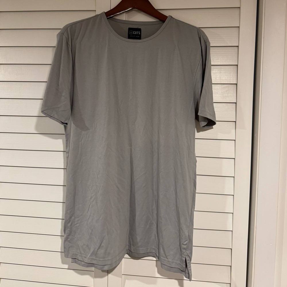 Cuts Split Hem Shirt
